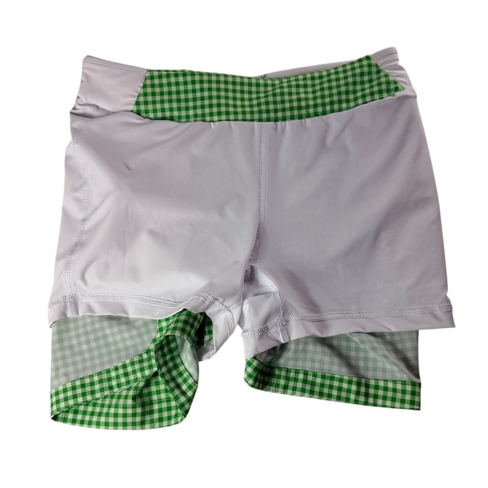 Walter Hagen Performance Green Gingham Pull On Golf Skort Womens Medium 16" NWT - Picture 9 of 9